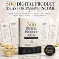 500 Digital Product Ideas | DFY Canva Templates | PLR & MRR